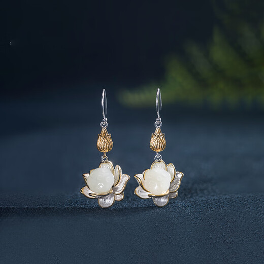 Camalon lotus hairpin, ancient style Hanfu cheongsam, hairpin, hairpin, hairpin, hairpin for girlfriend’s birthday, lotus hairpin-branded gift box (without engraving)