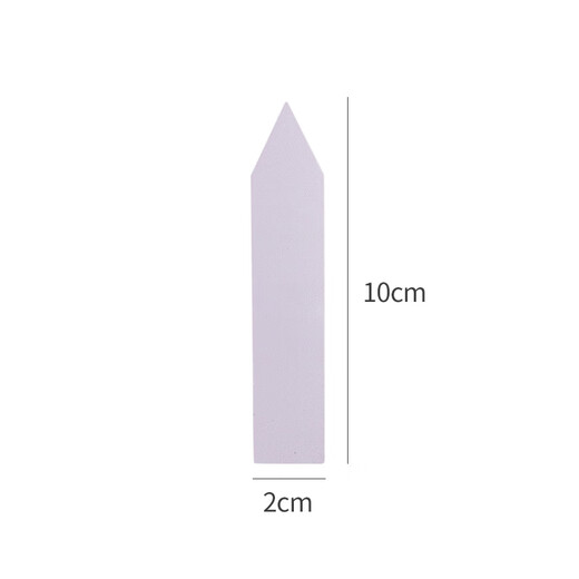 Benxinnong garden succulent plant plastic ground sign one-line label flower succulent gardening ground sign 10x2 (white) one thousand pieces