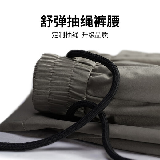 马克华菲【轻薄速干】休闲短裤男士25夏季新款休闲百搭运动宽松五分裤子 701卡其 3XL