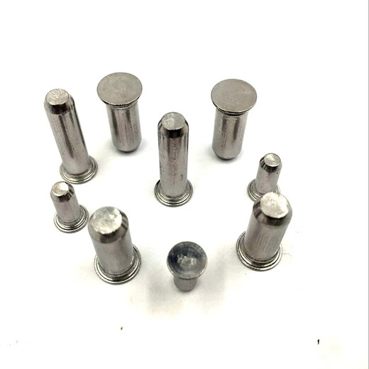 Fangteng stainless steel TPS guide pin 2.53456 positioning pin pressure riveting pin cylindrical pin pressure riveting pin 10 pieces TPS-M3*16