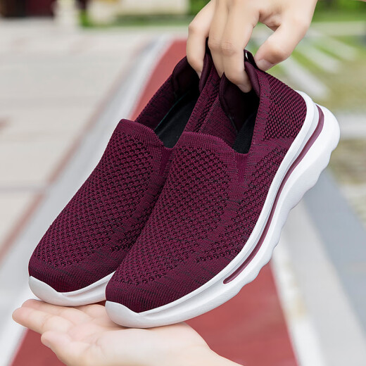 Zuli Jianai Daddy alte Mannschuhe Frauen Frühling und Sommer neue Mutter Schuhe atmungsaktiv