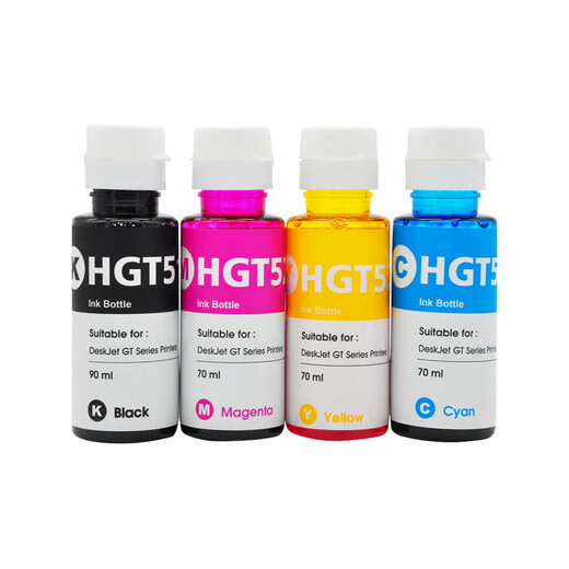 超跃适用惠普HP Smart Tank 660墨水 670 672 675 676 678喷墨打印机墨盒 GT51黑色墨水【高清打印】