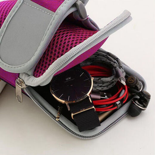 OLOEY thin and light sports running mobile phone arm bag 6 inches unisex fitness equipment storage waterproof arm mobile phone bag upgraded touch screen black unisex within 6-6.5 inches