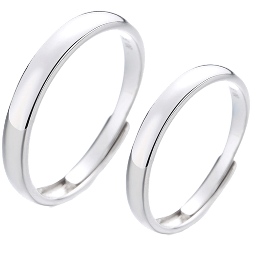 EothPT950 platinum couple ring for girls, a pair of rings, platinum light luxury niche, Valentine's Day birthday gift for girlfriend, a pair of PT950 platinum ring + certificate
