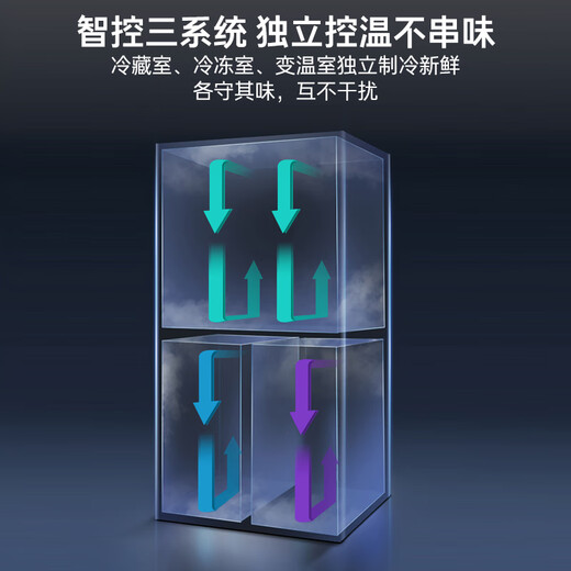 Casarte 650-liter raw stone series three-system first-level energy efficiency national subsidy 20% large-capacity refrigerator BCD-650WGCTDM7D9U1 cross four-door