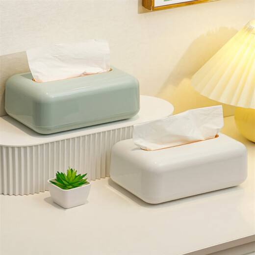 Leichte Luxus-Tissue-Box Wohnzimmer Haushaltsfrüchte Frühling Ziehkasten Wandmontierte Desktop Kreative Serviettenbox Aufbewahrung Bohnenpaste Grün/Fernbedienungssteuerung Tissue Box SF1392