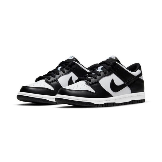 
Nike (NIKE) official website official men's shoes women's shoes Dunk Low (GS) low-top men's sports and casual retro skateboard shoes CW1590-100 Black and white Panda GS 40