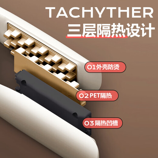 Yangtze corn perm splint, hair fluffy clip pad, hair root artifact, high skull corn silk long-lasting styling curling iron, popular recommendation, 30 million negative ions + 4 levels of temperature control