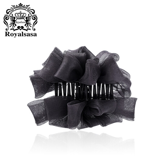 皇家莎莎（Royalsasa）发夹爪夹大号扎头发马尾夹头花头饰盘头发抓夹发饰发卡 抓夹