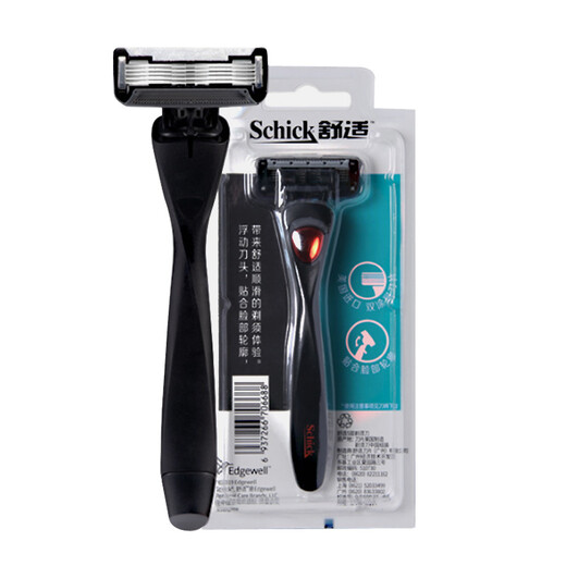 舒适（Schick）水次元5剃须刀刮胡刀剃胡刀修胡刀刀头男士手动5层 （非水次元5）5层刀片4刀头1盒
