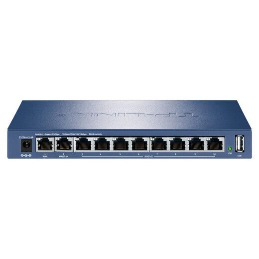 普联（TP-LINK） 全千兆poe ac一体化路由器企业级无线AP控制器 5010PE 易展/10口2.5G/105W