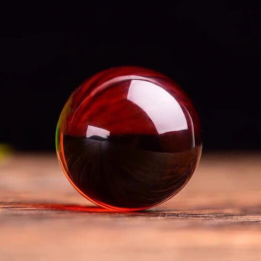 Fat Donglai same style amber single bead blood amber Burmese with Baltic beads single beeswax bracelet 24mm 1 piece