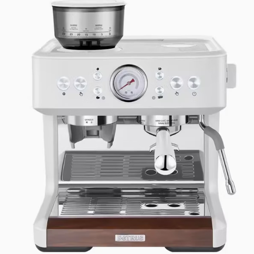 Petrus PE3899 Dual-Kessel Italiener Voll halbautomatische Kaffeemaschine Haushaltsmilch-Schaummaschine Schleifmaschine Kleine PE3899 Einzelunterricht
