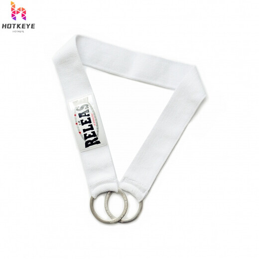 Shansen Nanshi Men's Underwear Men's Rings Sexy Stretch Lift Metal Ring Thong Low Waist Youth Hollow White Double Iron Ring M