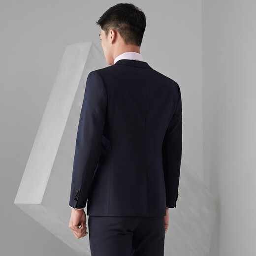 Yageol Anzug Herren Spring Pure Wolle bequeme Single Western Männer High-End-Hochzeitsanzug Hochzeitskleiderjacke Business Casual Nanny 170/92a