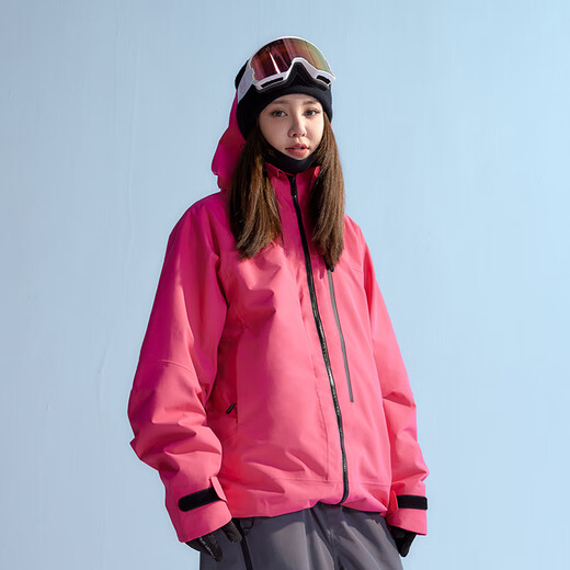 
Nan'en ski suit [Skyline] 2025 new 3L glue ski suit professional waterproof snow suit smoke purple S