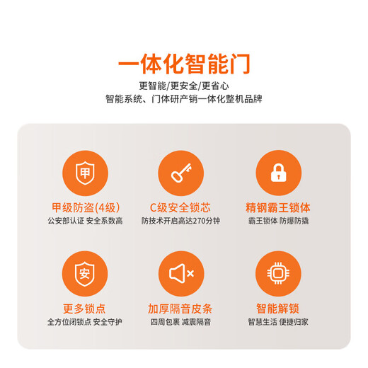 欧帝乐（OUDILE）028现代轻奢甲级防盗门入户门暗铰链+2150*1050-2250*960+3D人脸锁