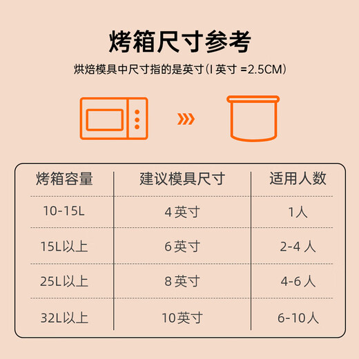 Magic Kitchen Chiffon Cake Mold 6-inch Cake Mold Round Anodized Aluminum Pole Cake Making Mold Tool Baking Mold