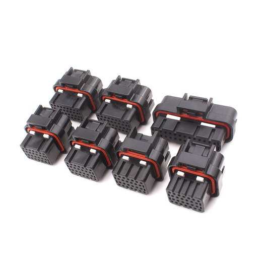 26/34-core AMP automotive 3-1437290-7 connector waterproof plug 4-1437290-0 solder pin 3-1447221-4 (10 pieces)