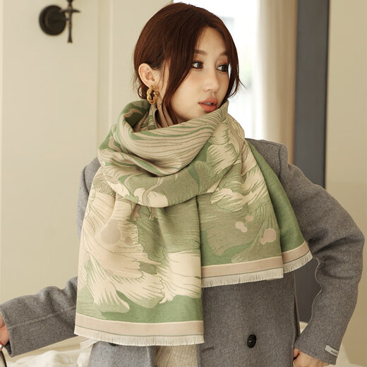 Fitonton Autumn and Winter Buff for Women, gran chal para el invierno, bufanda de lana engrosada y alargada para mujeres, cálidos y a prueba de frío.