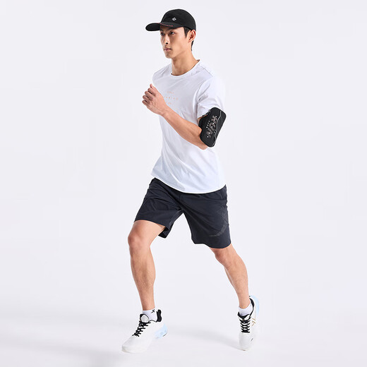 Xtep store same style running mobile phone arm bag sports arm wristband outdoor cycling fitness mobile phone bag black one size