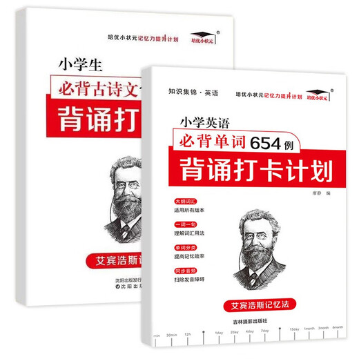 [Neue und echte Version direkt aus Kyokura] Ebbinghaus-Gedächtnismethode muss 186 alte Gedichte und 654 englische Wörter auswendig lernen.