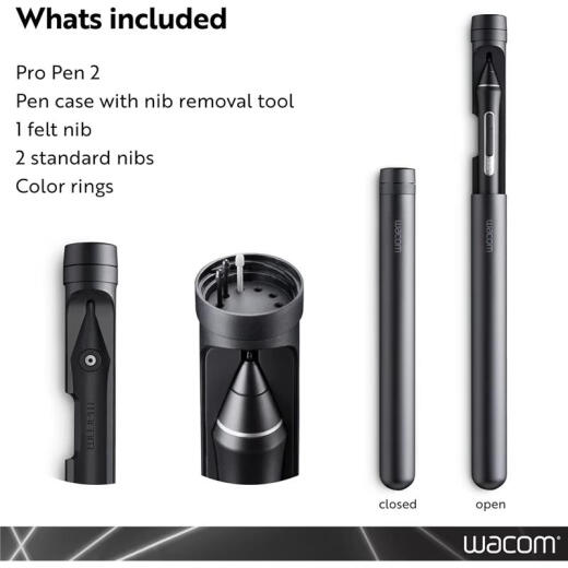 和冠（Wacom）【JD物流 日本直邮】和冠 wacom 手绘板数位屏电脑绘图板绘画板网课写字板 KP-504E（PRO PEN 2)