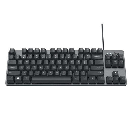 罗技（Logitech）K835机械键盘有线 电竞游戏键盘电脑办公有线键盘紧凑84键 【K835】84键 TTC轴红轴 黑
