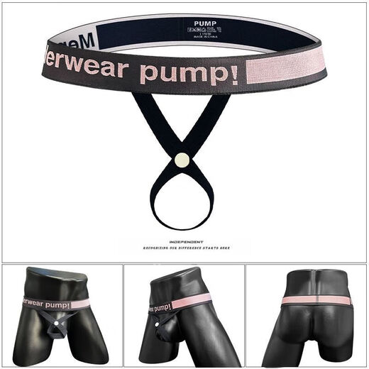 Men's exposed thong, men's special couple's sexual intercourse, stimulates women's extreme dirtiness, seduces gay gays, green XL丨130-150Jin Jin is equal to 0.5 kg