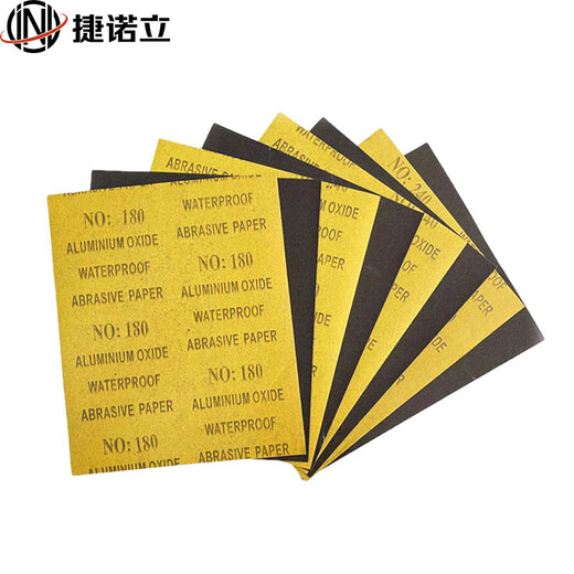 捷诺立（JNL）砂纸 干湿两用抛光打磨耐水砂纸干磨砂纸片 N14107 400目 20张装
