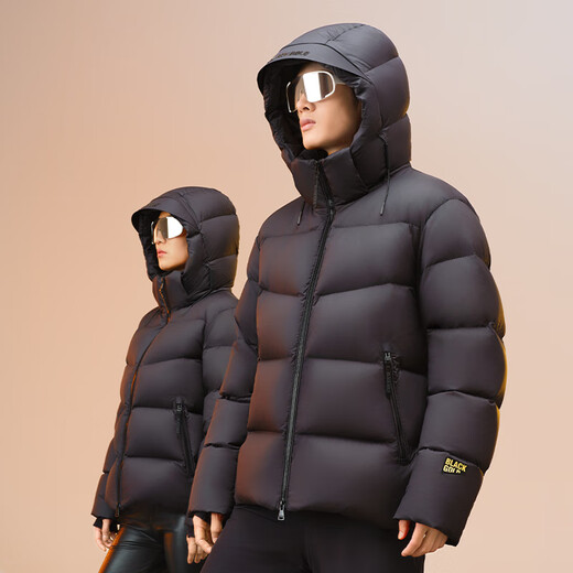 Govan black gold goose down jacket, the same style as Mr. Lei, functional 4.0 five-frame down jacket for men and women, haute couture knight black L