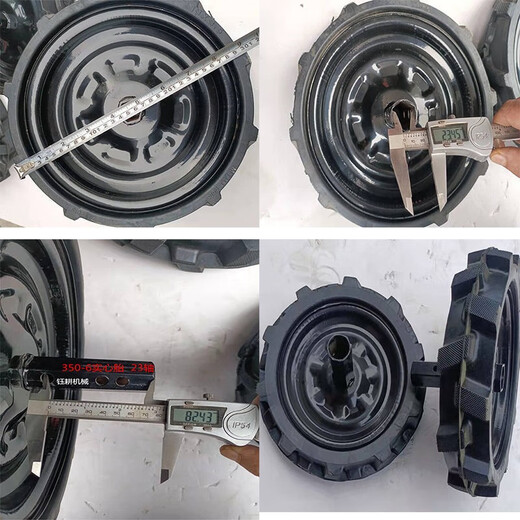 Special solid tire walking wheels for cultivators, pneumatic tires, herringbone wear-resistant tires, micro-tillage machinery accessories, 400-8 solid tires, 32 axle pair, tires