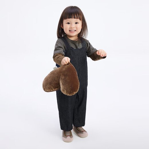 Jnby par jnby jiangnan buyi bébé baby coton jeans étendu sauts d'étendue garçons et filles d'automne décontractés yo8e10350 991 / denimal caché bleu 90cm