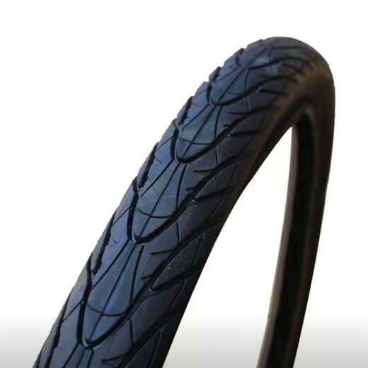 Zhengxin tire shark fin mountain bike to be converted into road tire 26/27.5 inch x 1.75 bicycle half-bald tire 27.5x1.75 puncture-proof tire + beautiful mouth inner tube set