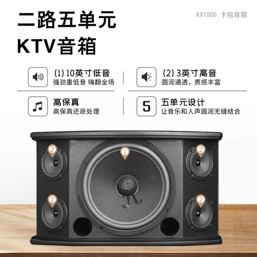 HiVi 10w home selection KX1000 home ktv audio set home theater full set of equipment home karaoke dual system karaoke all-in-one machine 10-inch bass set 3 10-inch 2.0 classic (recommended by the store manager)