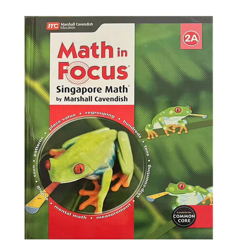 正版  美国小学数学教材和练习册 Math in Focus 系列 加州教材 英文原版数学美国课本 非新加坡课本 非新加坡教材 非新加坡教辅 新版2020版3A+3B学生用书共两本