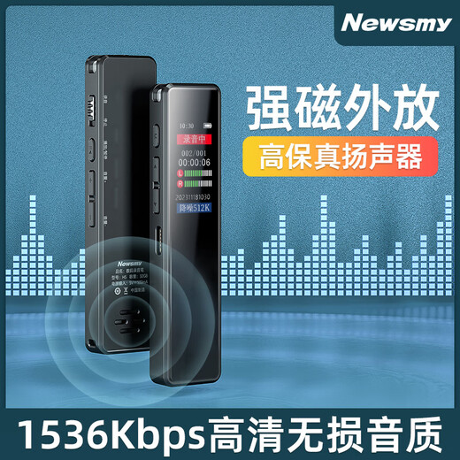 纽曼（Newsmy）纽曼录音笔 H5 16G 一键录音 专业高清远距 声控降噪 学习采访会 [9216K专业无损]A17256G