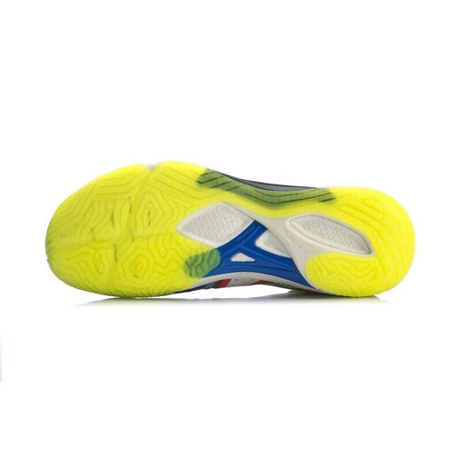 Li Ning (LI-NING) badminton shoes Falcon 4th generation new men's shoes shock-absorbing wear-resistant full-length technology badminton shoes pale blue/fluorescent yellow-green/dianthus orange 40
