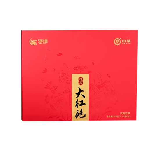 海堤中茶海堤乌龙茶岩茶AT679精品大红袍礼盒轻火特级岩骨花香