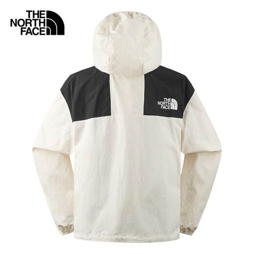 The North Face (TheNorthFace) women's leather hooded jacket outdoor windproof and water-repellent casual jacket spring new 5JXOQLI/beige S/155