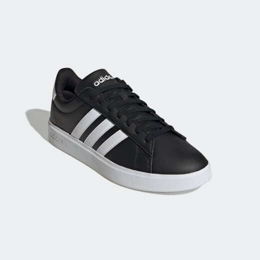 阿迪达斯（adidas）三条纹板鞋男女鞋2025夏季新款经典低帮运动鞋复古轻便学生休闲鞋 GW9196黑色 37 (230mm)