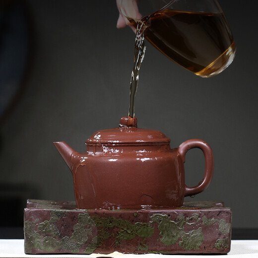 Hidden Pot World Government Subsidy Yixing Purple Clay Pot Purely Handmade Teapot Purple Clay Tea Set Home Tibetan Old Purple Clay Sword Liude Bell