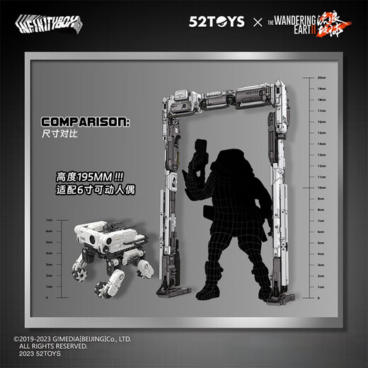 52TOYS 万能匣 流浪地球2 智能量子计算机 MOSS 变形玩具 门框机器人 IB-02