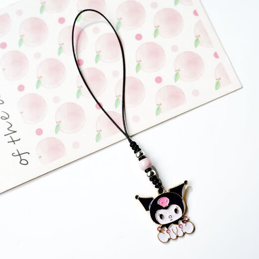 LeMiaO 2023 Cute Kulomi Melody Mobile Pendant Women's Japanese and Korean Creative Keychain Giving Student Friends' Little Jewelry 728D