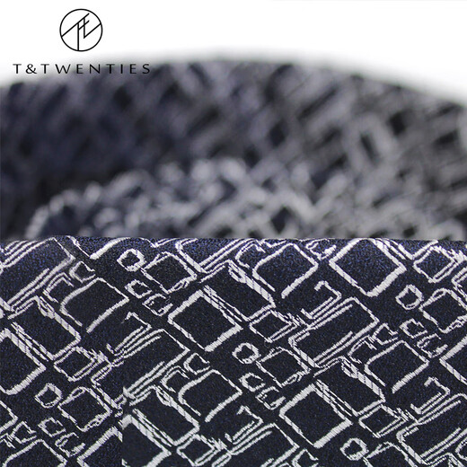 T / Tableau de la mer des années profonds. Tie à la soie 8 cm Business Formel Using Mulberry Mulberry Silk Simple Blue Blue Navy Suit accessoires Silk Tie + Pocket Pocket Veste Set Gift Box