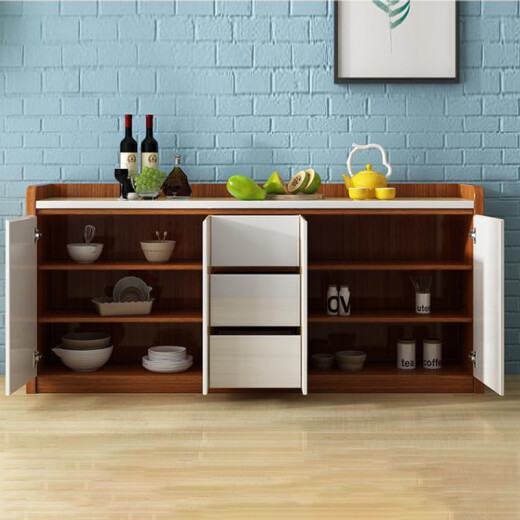 Anya sideboard Nordic living room tea cabinet simple solid wood wine cabinet kitchen cupboard microwave cabinet meal cabinet storage cabinet Xiangyi A36