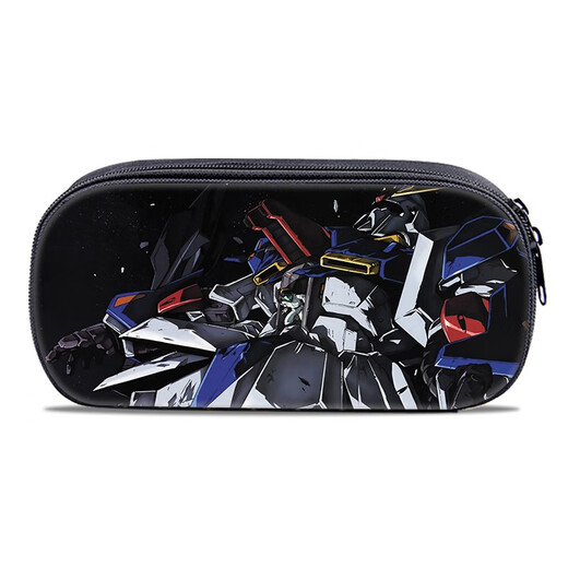 Bleistiftkoffer großer Kapazität Bleistift Case Bleistift Case High School Schüler Gundam Mecha Warrior Personalisierte kreative Junior High School Boy -Grundschule Schülern Schülern Waterfache Multifunktionaler Bleistiftbeutel zum Anpassen von B4859 Drei -Layer -Leinwand Bleistiftbeutel mit großer Kapazität - wasserdicht - kratzfrei - farbfrei