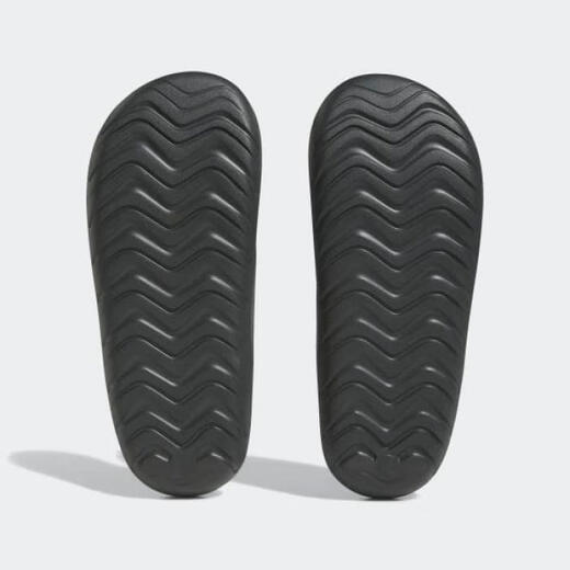 
Adidas (adidas) men and women chic sandals flip flops classic fashion US direct mail HQ9921 autumn and winter Grey 45