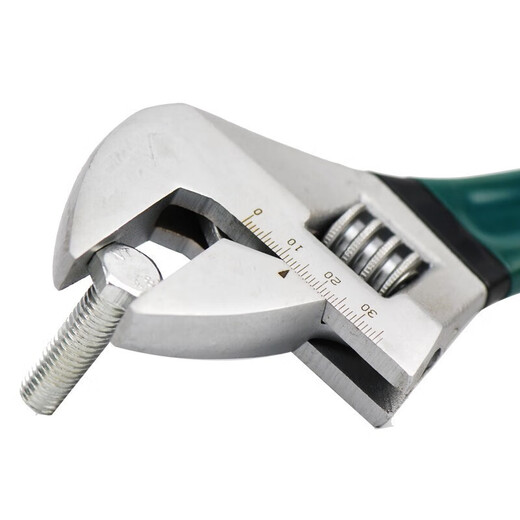 SATA Tools Plastic-coated European-style Adjustable Wrench Large Open Wrench Auto Repair Machine Repair Wrench 8 47250