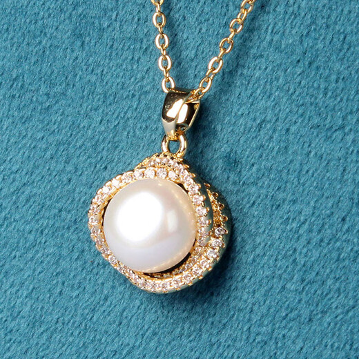 An Feng Zhenghe Jewelry Freshwater Pearl Necklace White Steamed Bun Bead Pearl Necklace Only Model Slightly Flawed 01